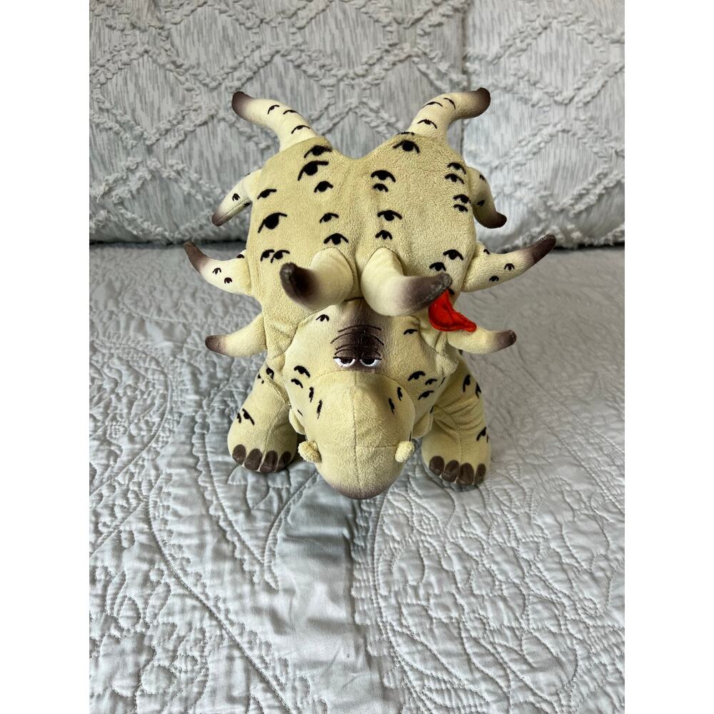 Disney Store Pixar The Good Dinosaur Forrest Woodbush Plush 17" Styracosaurus